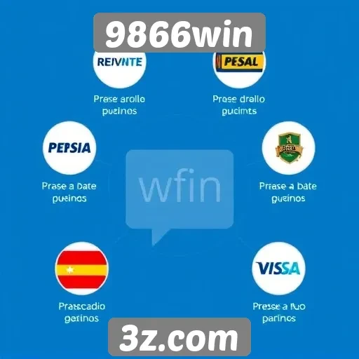 Sistemas de pagamento disponíveis no 9866win